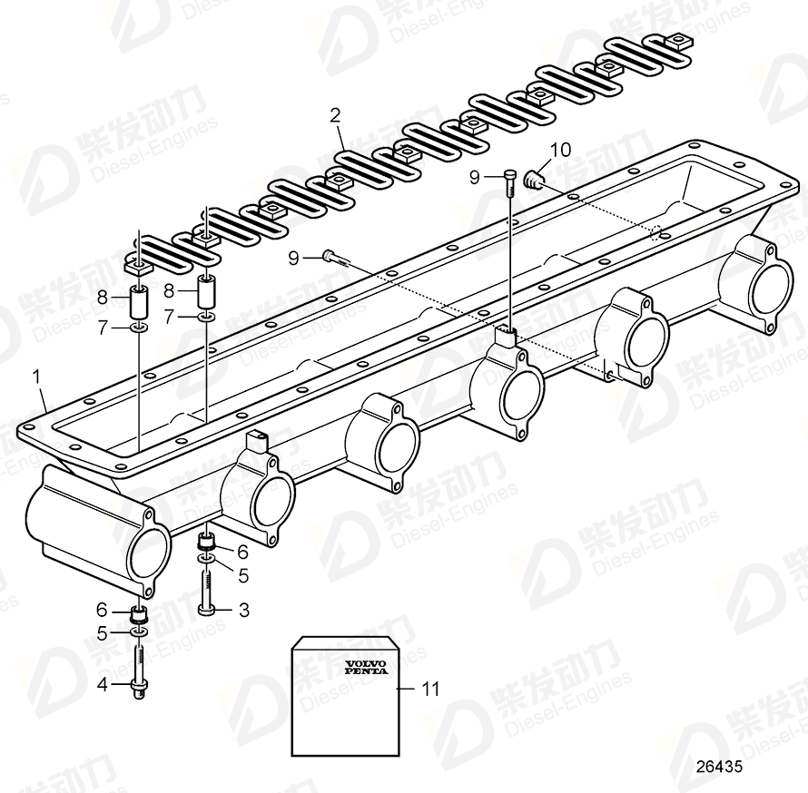 volvo penta Hexagon screw 980103 Drawing volvo penta Hexagon screw 980103 Drawing